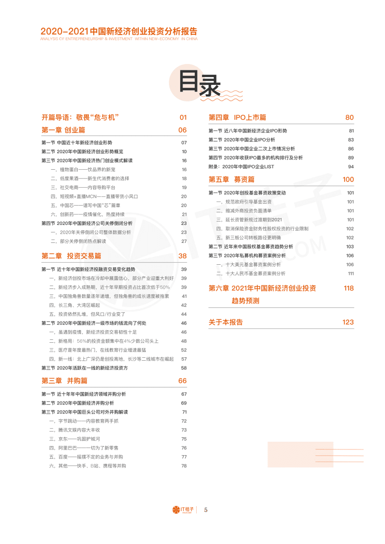 IT桔子：2020-2021中国新经济创业与投资分析报告.pdf 第6页