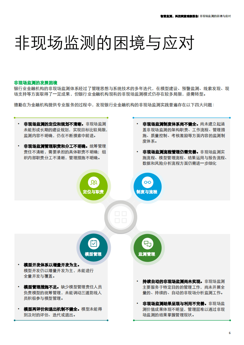德勤：银行业金融机构智能非现场监测体系建设.pdf 第6页