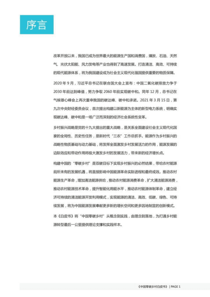 国家电投：中国零碳乡村白皮书&mdash;整县推进综合解决方案.pdf 第4页