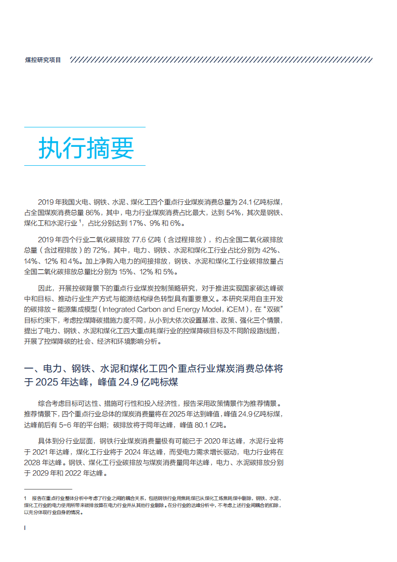 自然资源保护协会：碳达峰碳中和目标约束下重点行业的煤炭消费总量控制路线图研究.pdf 第4页