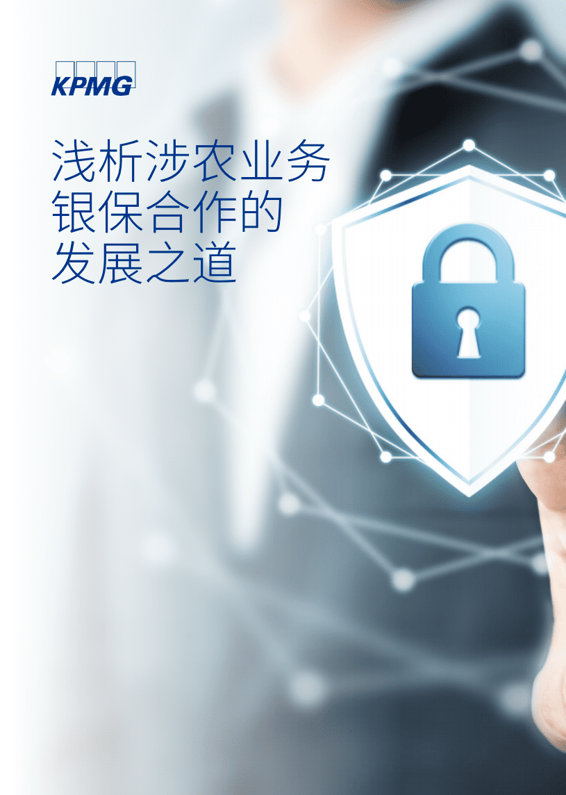 毕马威：浅析涉农业务银保合作的发展之道.pdf 第1页