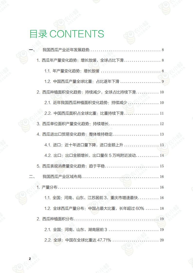 农小蜂：2021年中国西瓜产业数据分析报告.pdf 第3页