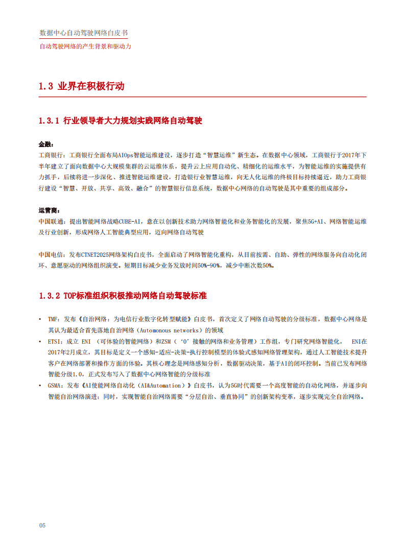 华为：数据中心自动驾驶网络白皮书.pdf 第6页