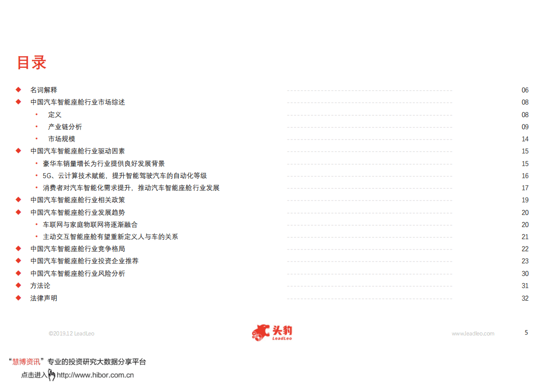 头豹研究院：2019年中国汽车智能座舱行业概览.pdf 第3页