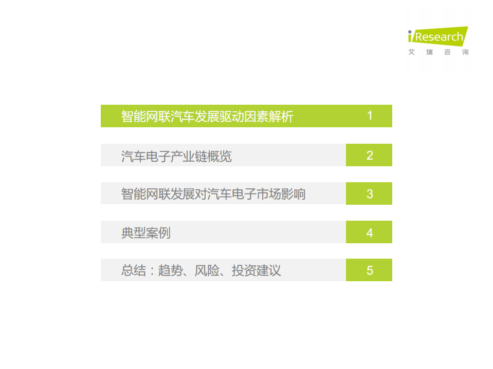 艾瑞咨询：汽车行业2020年中国智能互联~汽车产业变革研究报告：探讨汽车智能化、互联化发展对汽车产业影响.pdf 第3页