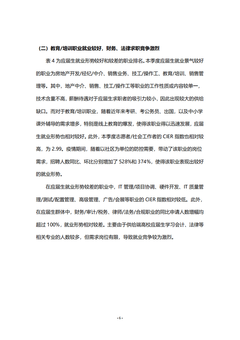 智联招聘：2020年第二季度中国应届生就业市场景气报告.pdf 第6页