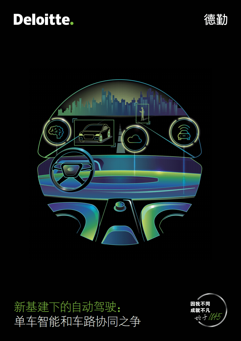 德勤：新基建下的自动驾驶：单车智能和车路协同之争.pdf 第1页