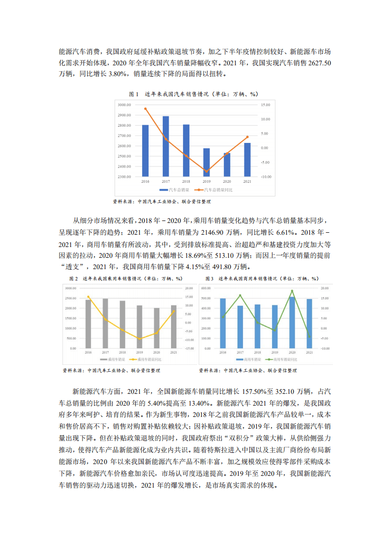 联合资信：汽车制造行业2022年信用风险展望.pdf 第2页