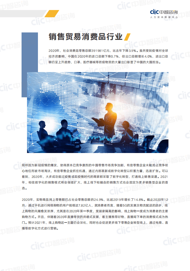 2021年重点行业薪酬趋势指南销售贸易消费品行业.pdf 第4页