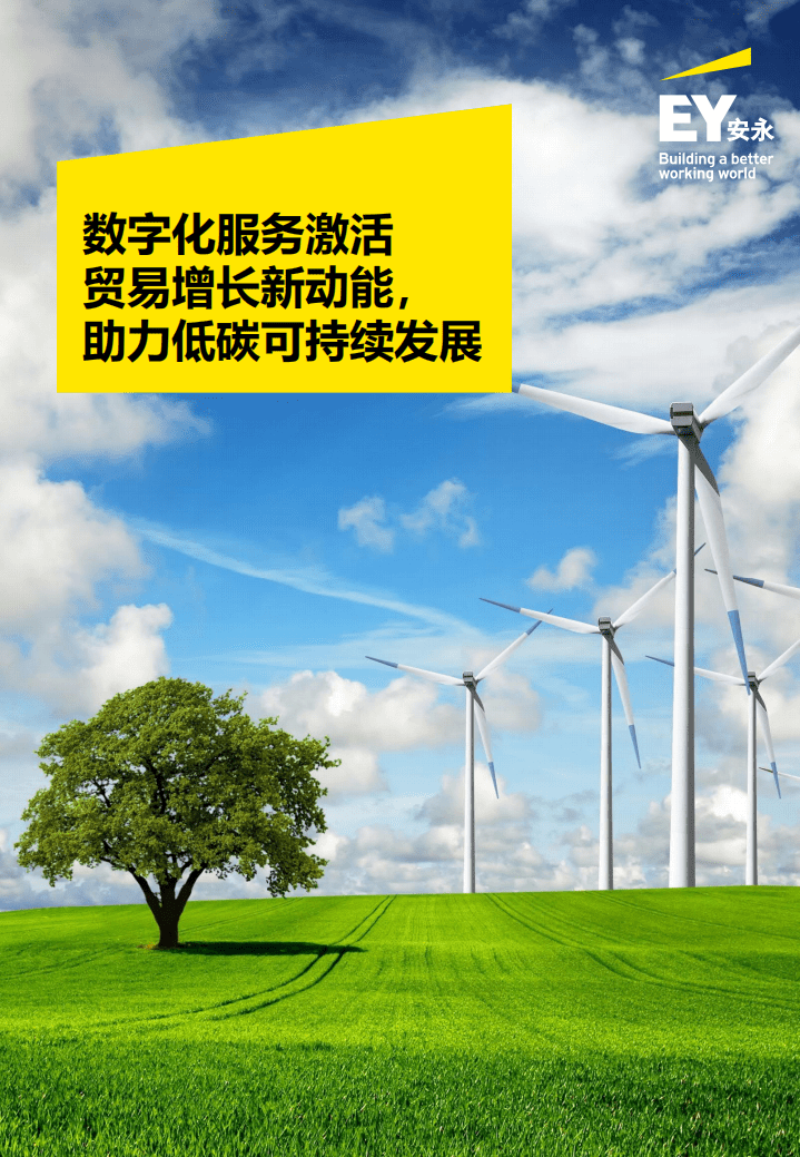 安永：数字化服务激活贸易增长新动能_助力低碳可持续发展.pdf 第1页