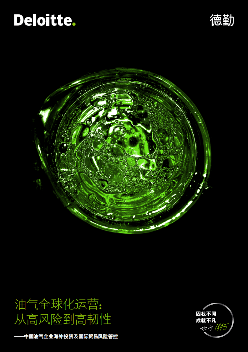 德勤：中国油气企业海外投资及国际贸易风险管控.pdf 第1页
