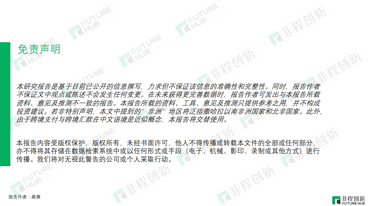 非程创新：非洲跨境支付行业研究报告.pdf 第2页