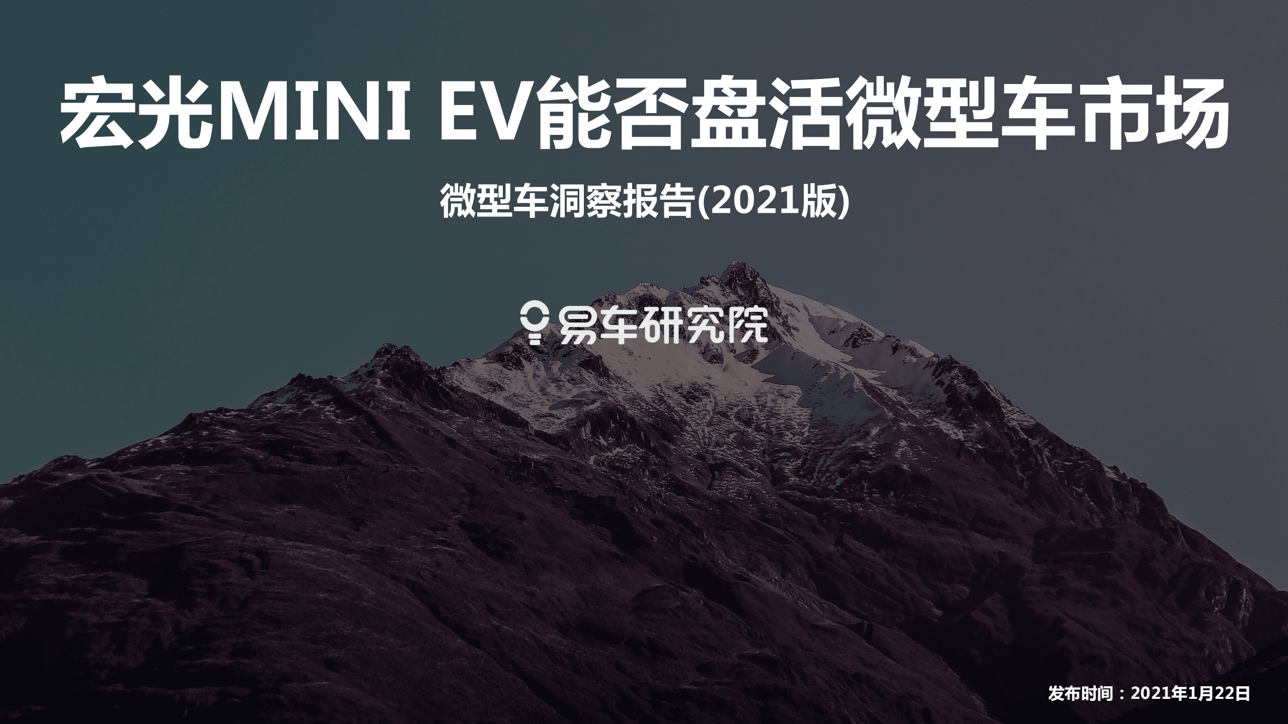 易车研究院：2021版微型车洞察报告.pdf 第1页