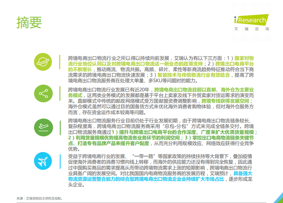 艾瑞咨询：2021年中国跨境电商出口物流服务商行业研究报告.pdf 第2页