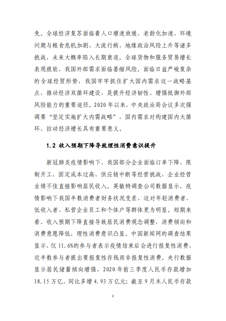 商务部：2020年中国消费市场发展报告.pdf 第5页