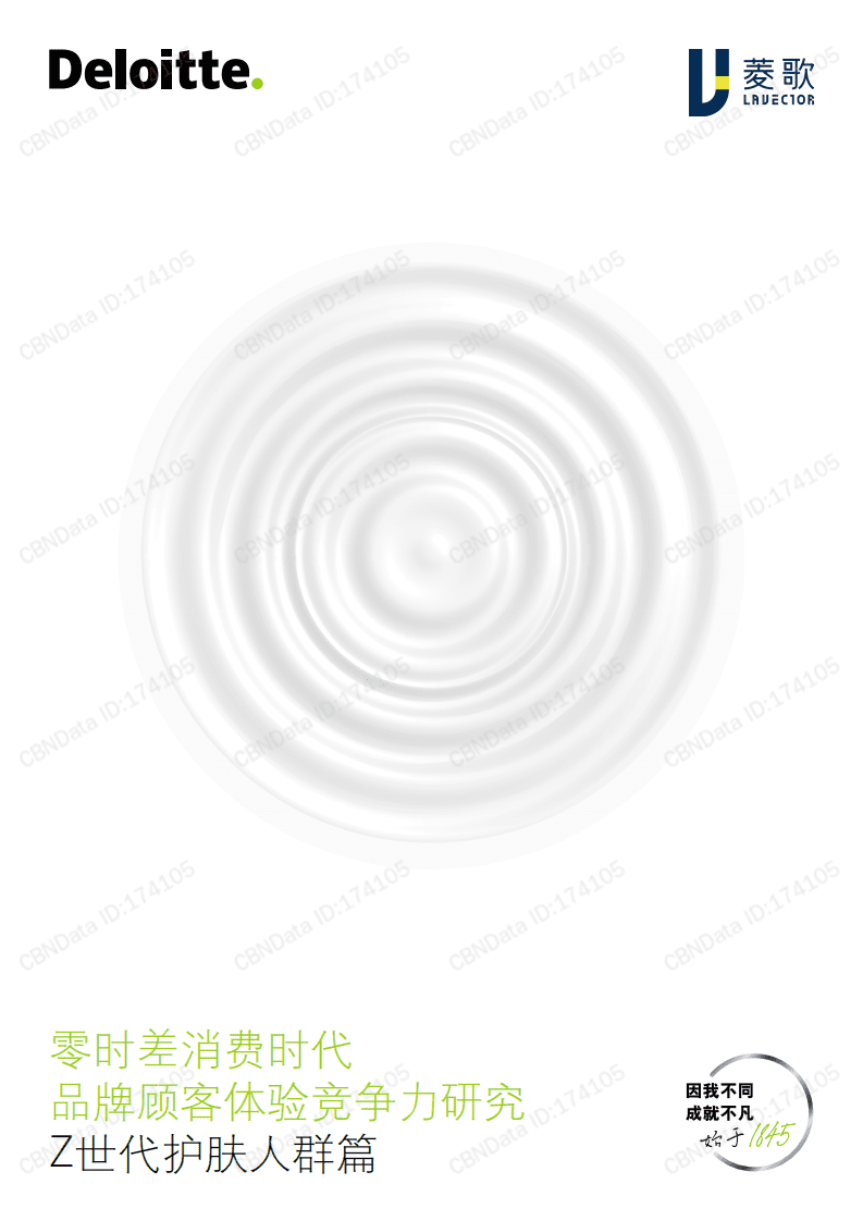 德勤&菱歌：2021年Z世代护肤人群体验竞争力研究报告.pdf 第1页