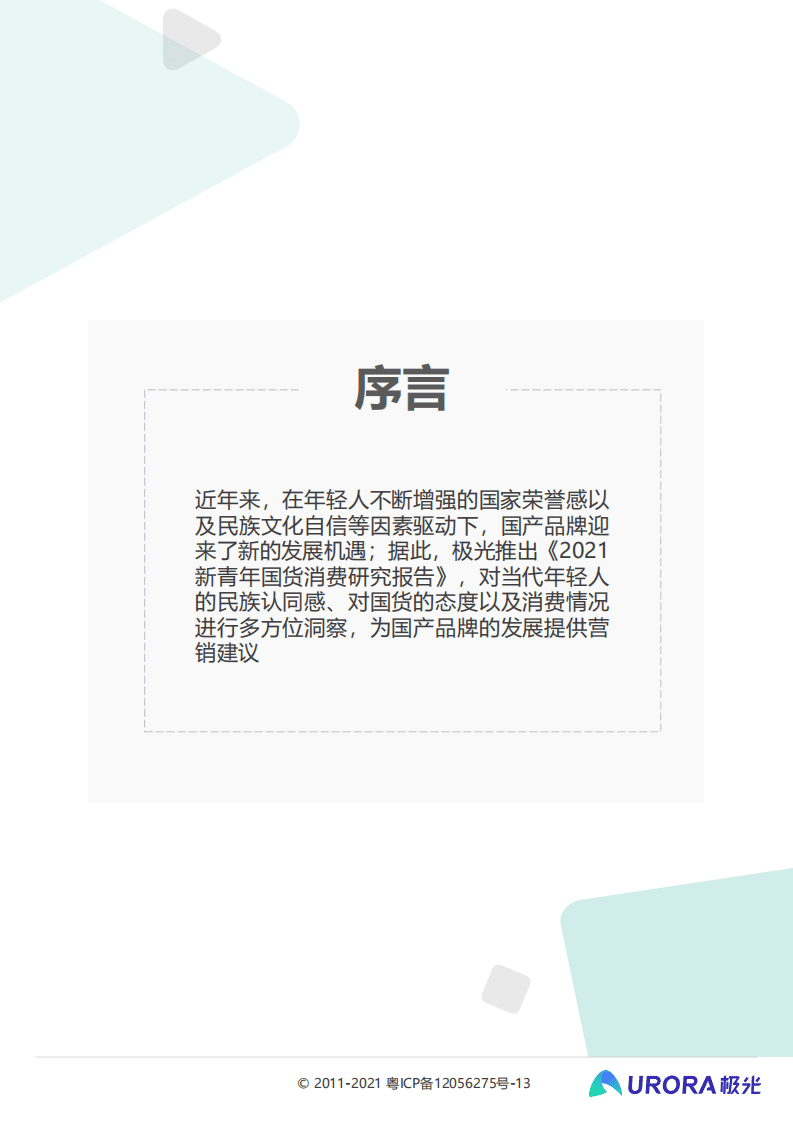 极光：2021新青年国货消费行业研究报告.pdf 第2页