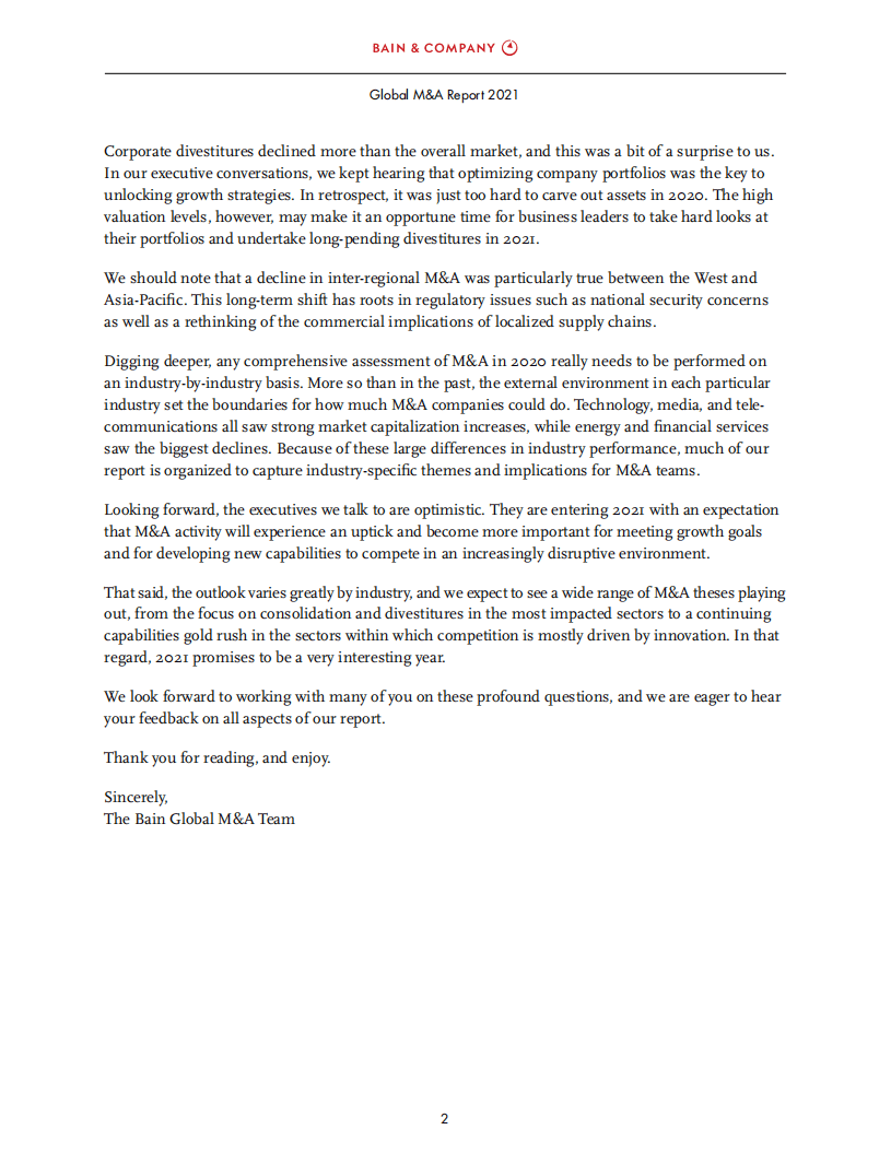 贝恩：全球并购市场报告2021.pdf 第6页