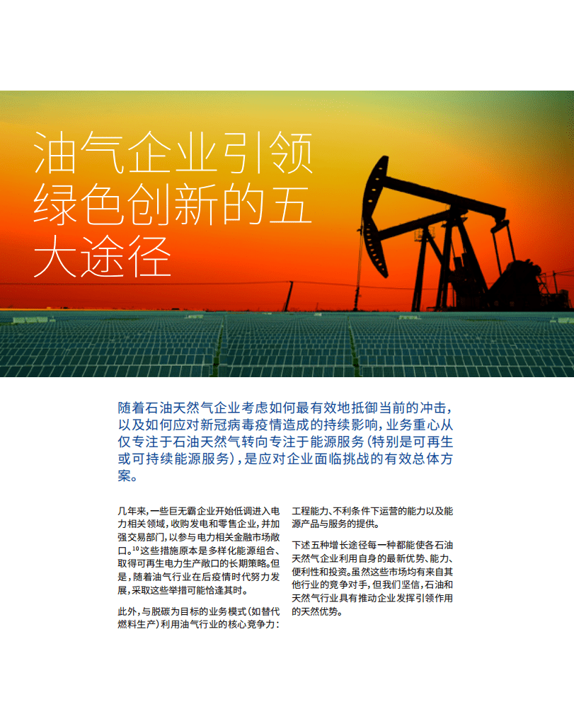 毕马威：碳中和时代油气行业转型的五大优势：油气行业如何引领能源业绿色创新.pdf 第5页