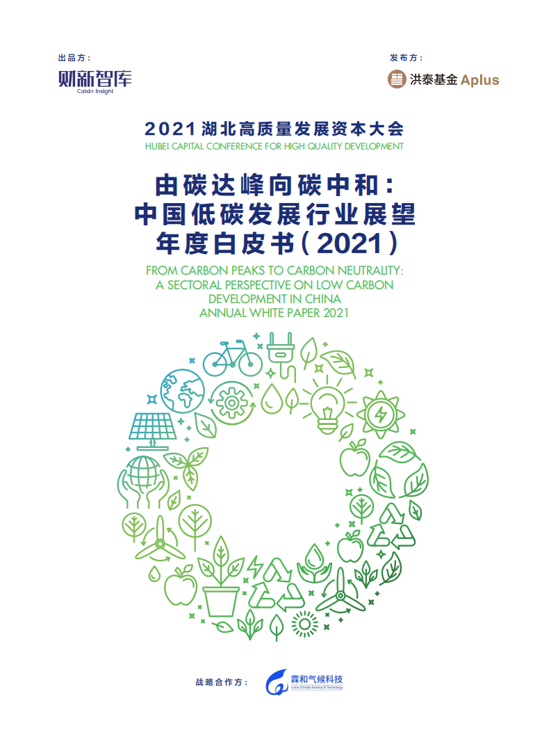 财新智库：中国低碳发展行业展望年度白皮书（2021）.pdf 第1页