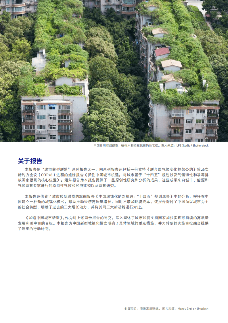 清华大学：加快中国城市转型—推动高质量增长、提升碳中和领导力的国家优先政策行动.pdf 第2页