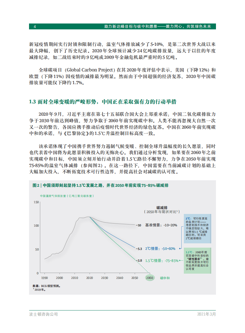 BCG：助力新达峰目标与碳中和愿景——戮力同心，共筑绿色未来.pdf 第6页