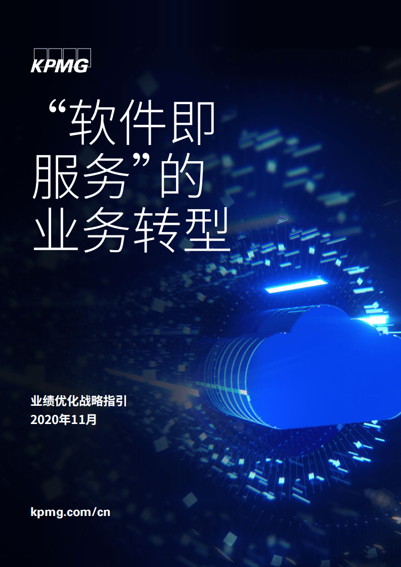 毕马威：&ldquo;软件即服务&rdquo;的业务转型.pdf 第1页
