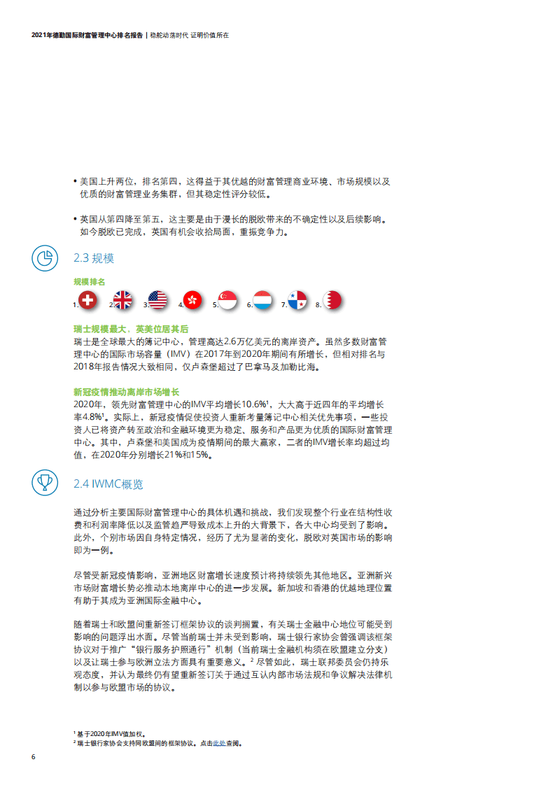 德勤：2021年德勤国际财富管理中心排名报告.pdf 第6页