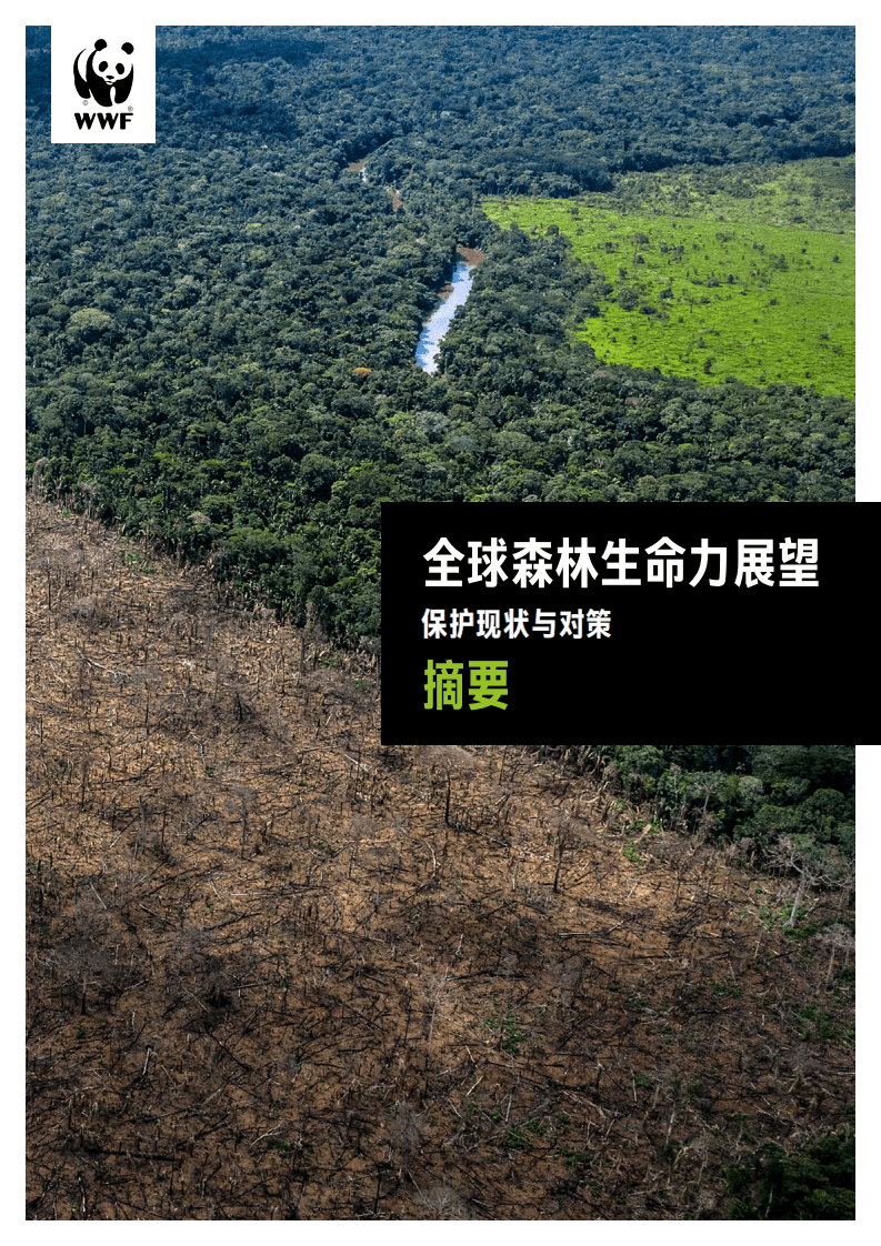 WWF：全球森林生命力展望&mdash;&mdash;保护现状与对策》报告摘要.pdf 第1页