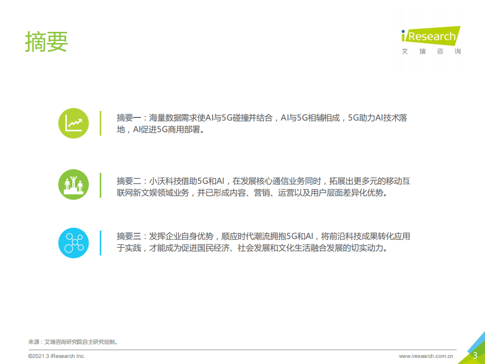 艾瑞咨询：2021年中国5G+AI典型案例研究报告—小沃科技.pdf 第3页