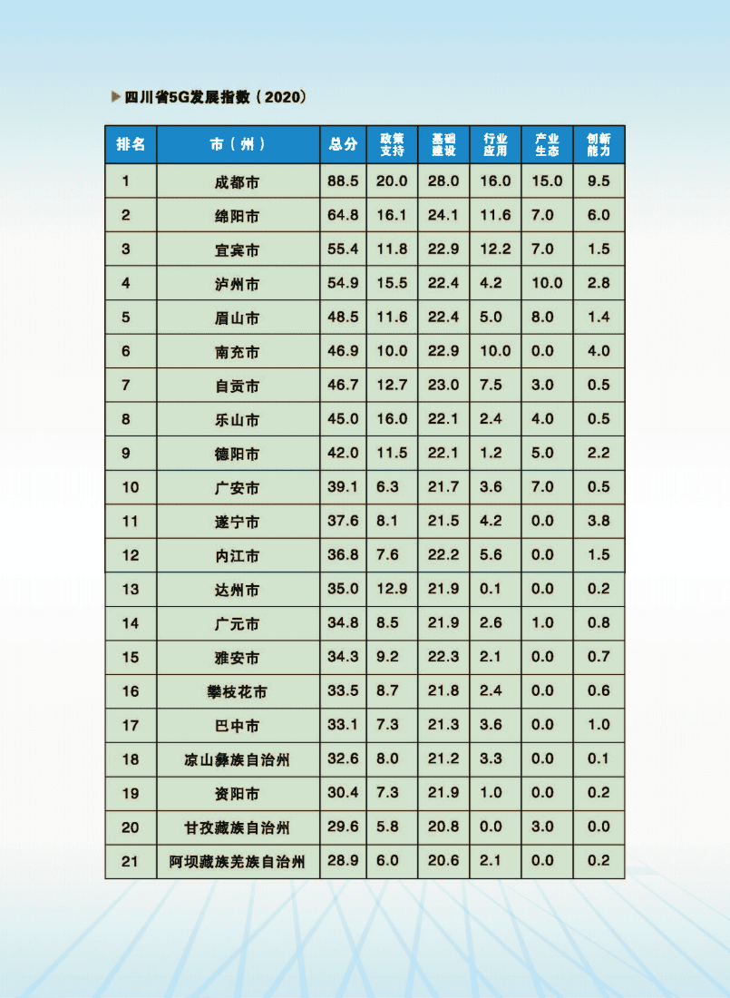 四川省5G产业联盟：四川省5G发展指数蓝皮书.pdf 第3页