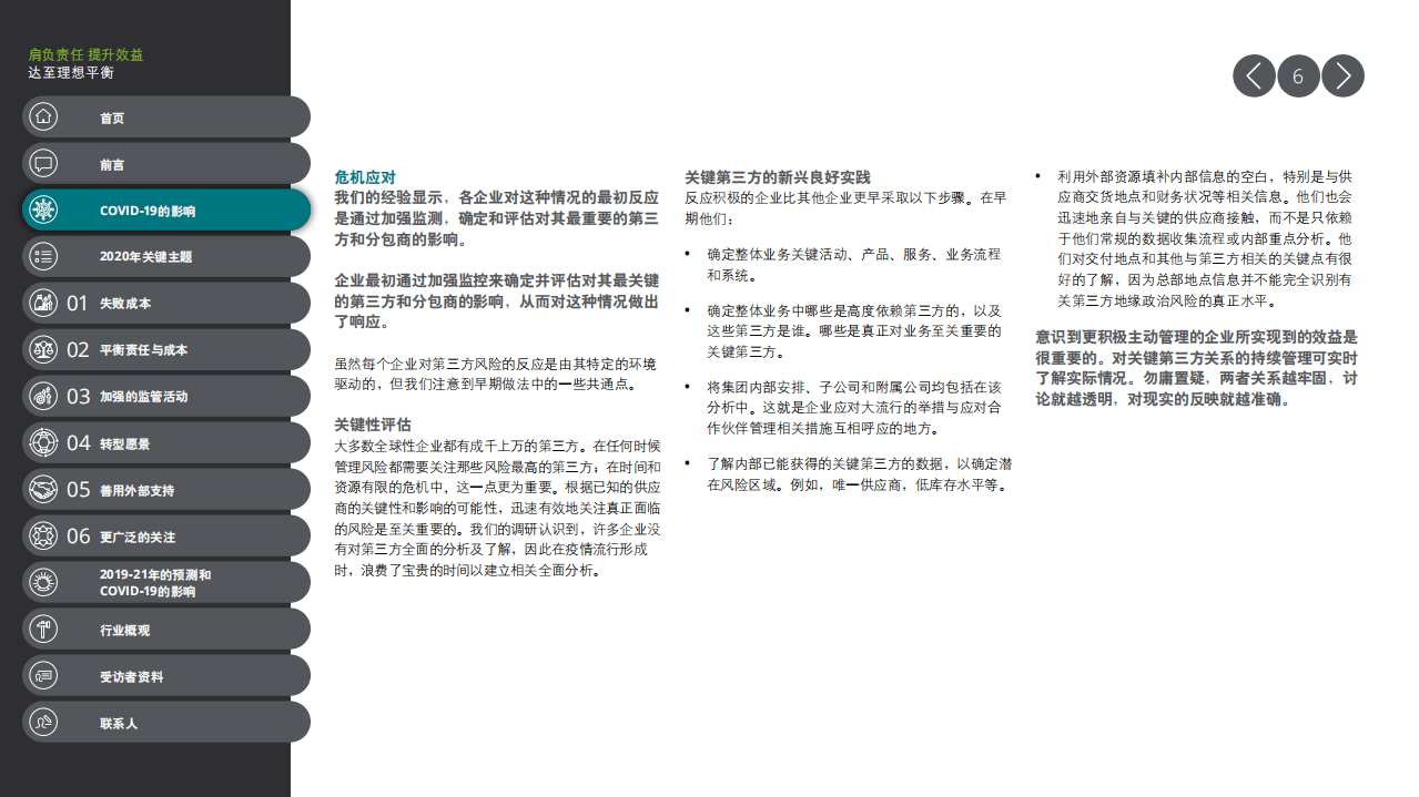 德勤：合作伙伴风险管理2020全球调查报告.pdf 第6页