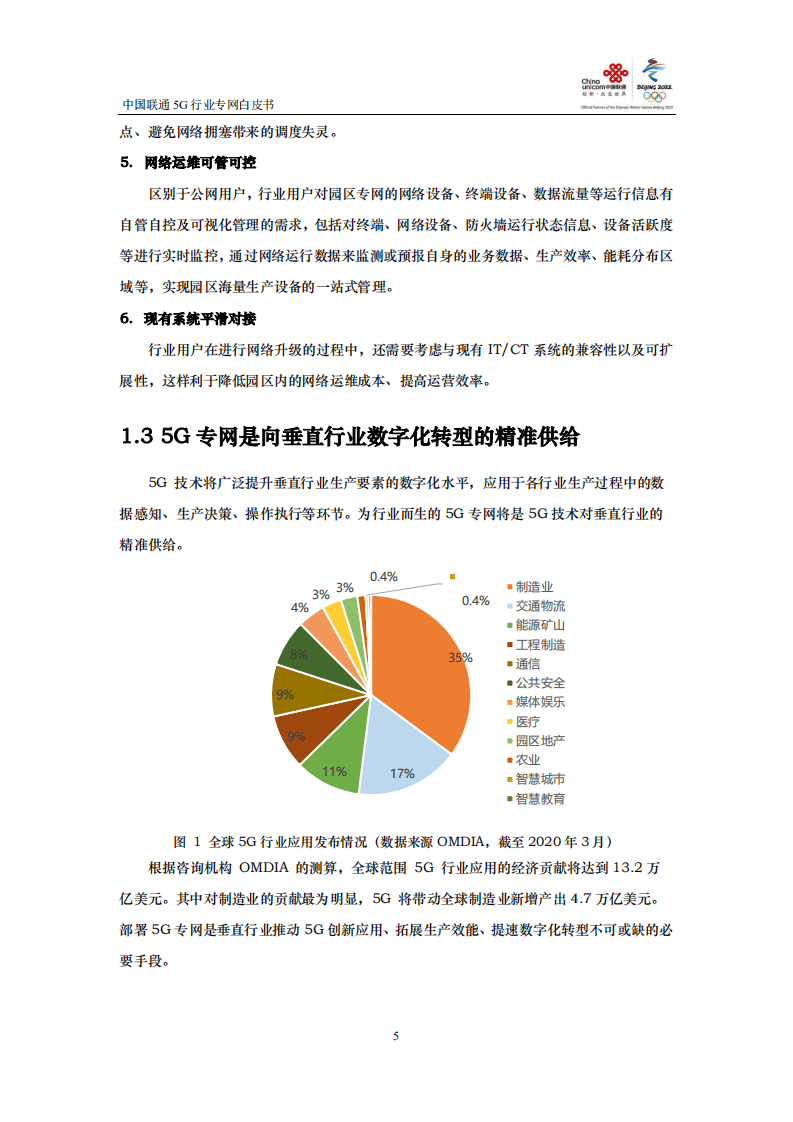 中国联通：5G行业专网白皮书.pdf 第6页