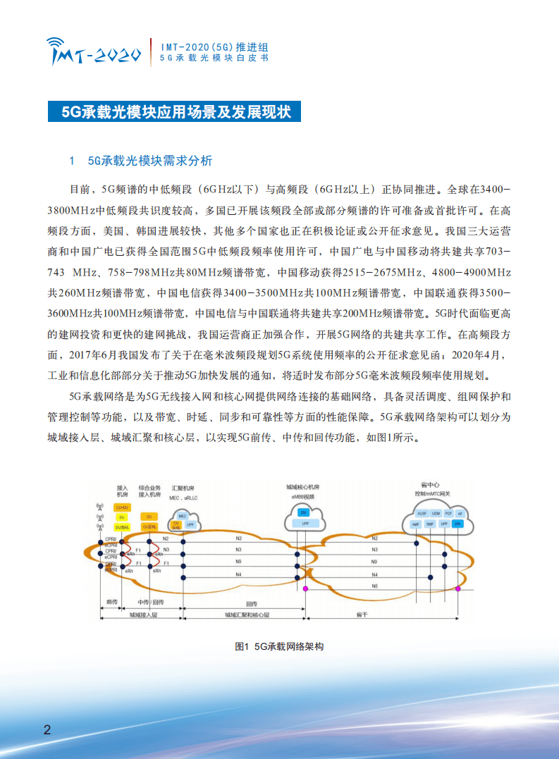 IMT 5G推进组：5G承载光模块白皮书.pdf 第4页