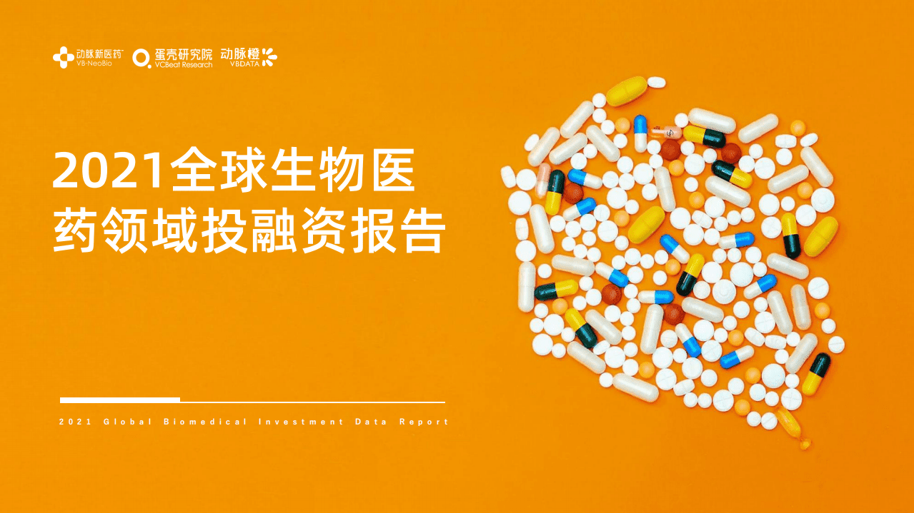 动脉新医药&蛋壳研究院&动脉橙：2021全球生物医药领域投融资报告.pdf 第1页