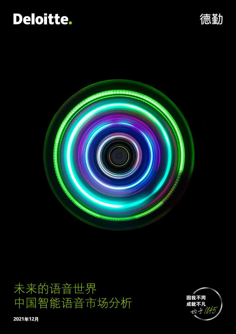 德勤：未来的语音世界——中国智能语音市场分析.pdf 第1页