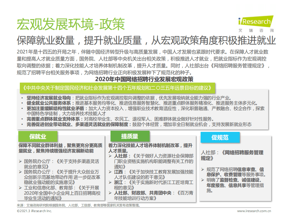 艾瑞咨询：2021年中国网络招聘市场发展研究报告.pdf 第4页