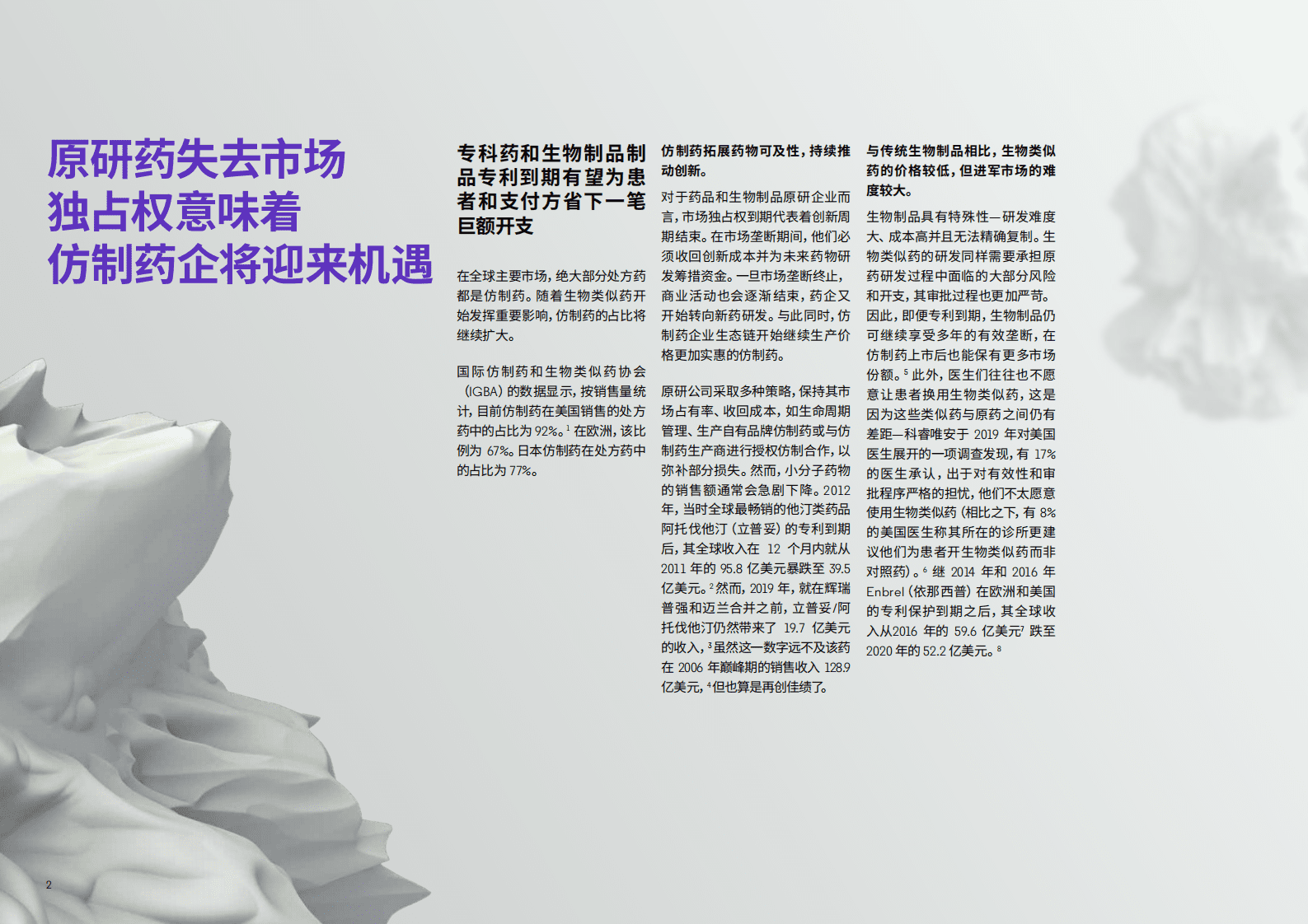 科睿唯安：2021未来仿制药竞争格局与机会.pdf 第2页
