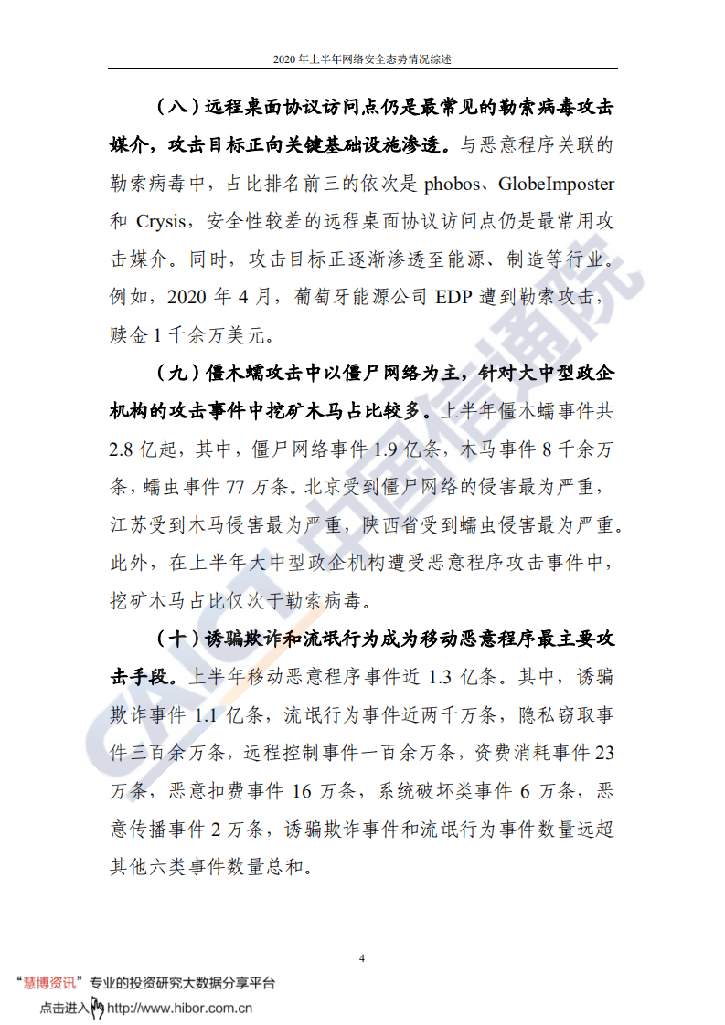 中国信通院：2020年上半年网络安全态势情况综述.pdf 第6页