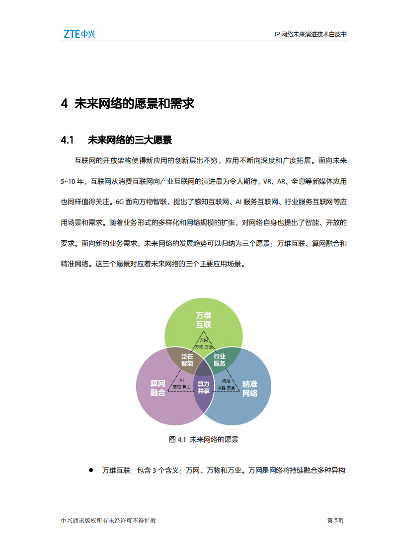 中兴：IP网络未来演进技术白皮书.pdf 第6页
