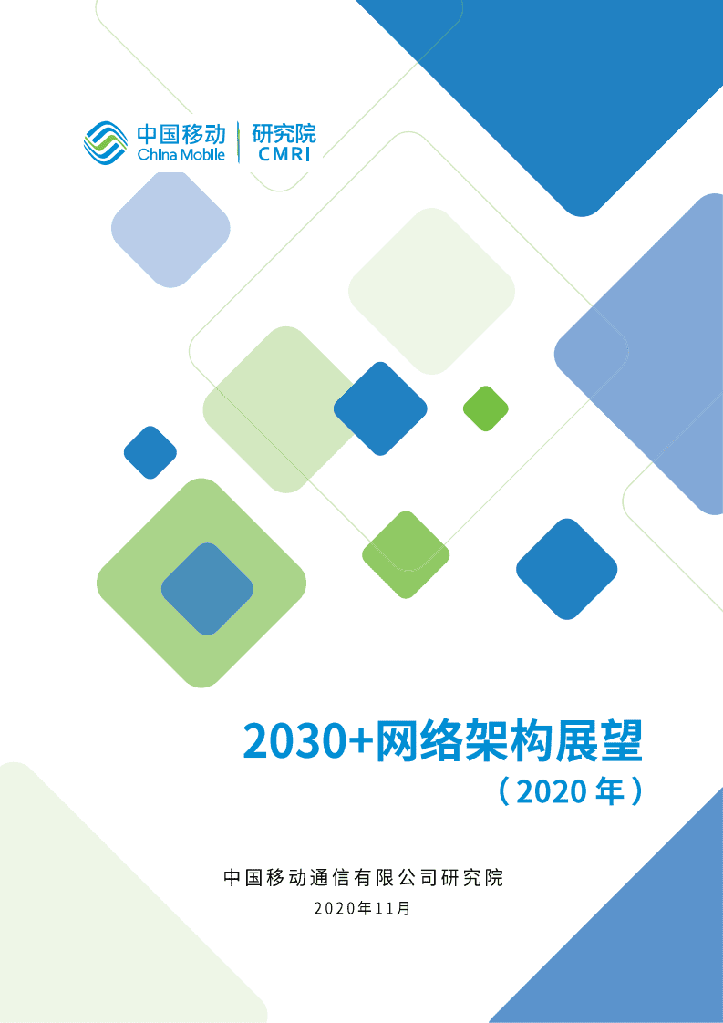 CMRI：2030网络架构展望白皮书.pdf 第1页