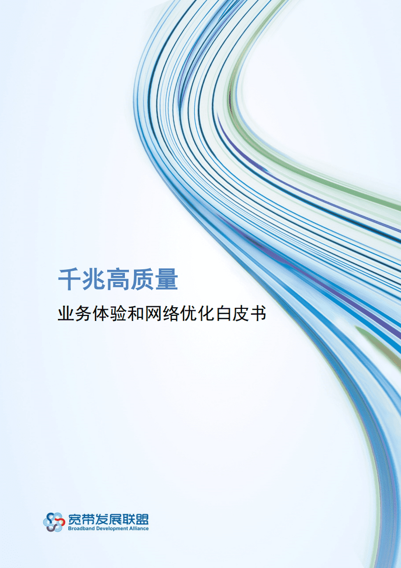 BDA：千兆高质量业务体验与网络优化白皮书.pdf 第1页