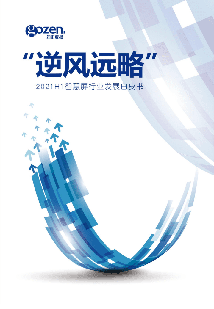 勾正数据：2021H1智慧屏行业发展白皮书.pdf 第1页
