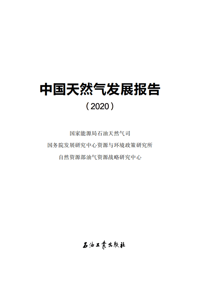 国家能源局：中国天然气发展报告2020.pdf 第2页