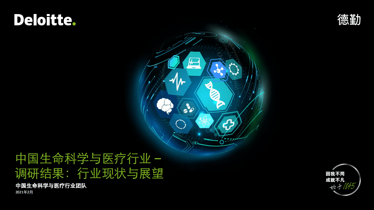 德勤：2021中国生命科学与医疗行业调研结果：行业现状与展望.pdf 第1页