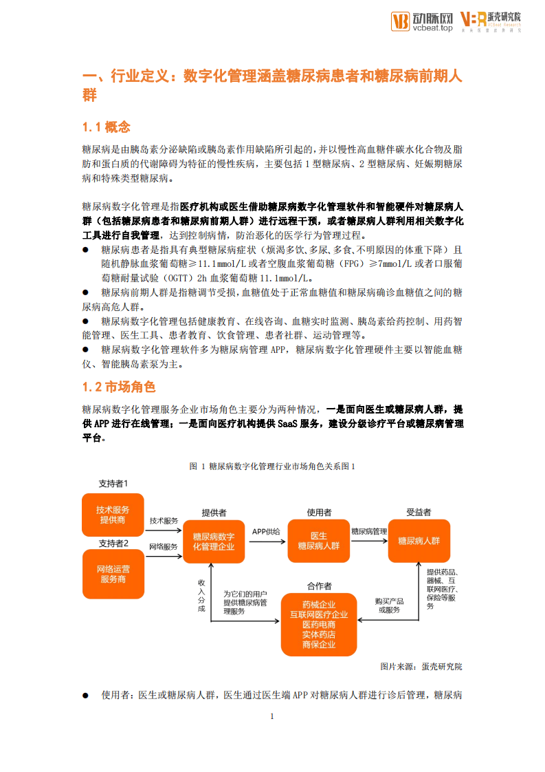 动脉网：糖尿病管理数字化创新报告.pdf 第6页
