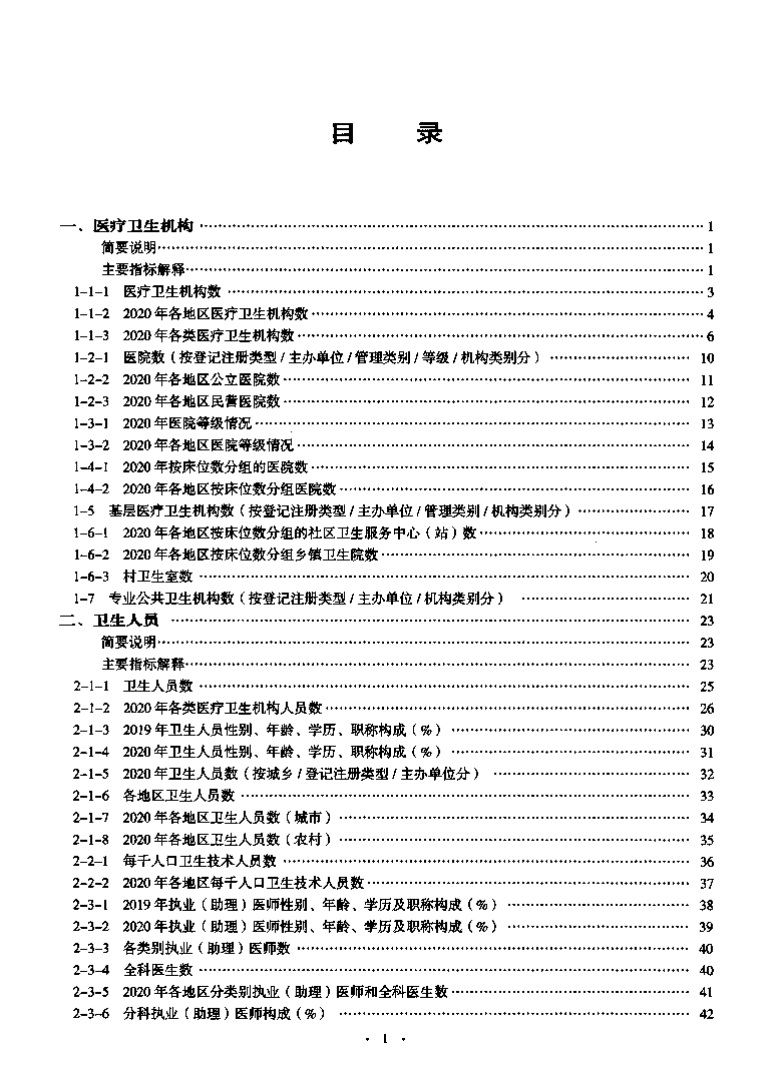 国家卫生健康委员：2021中国卫生健康统计年鉴.pdf 第4页