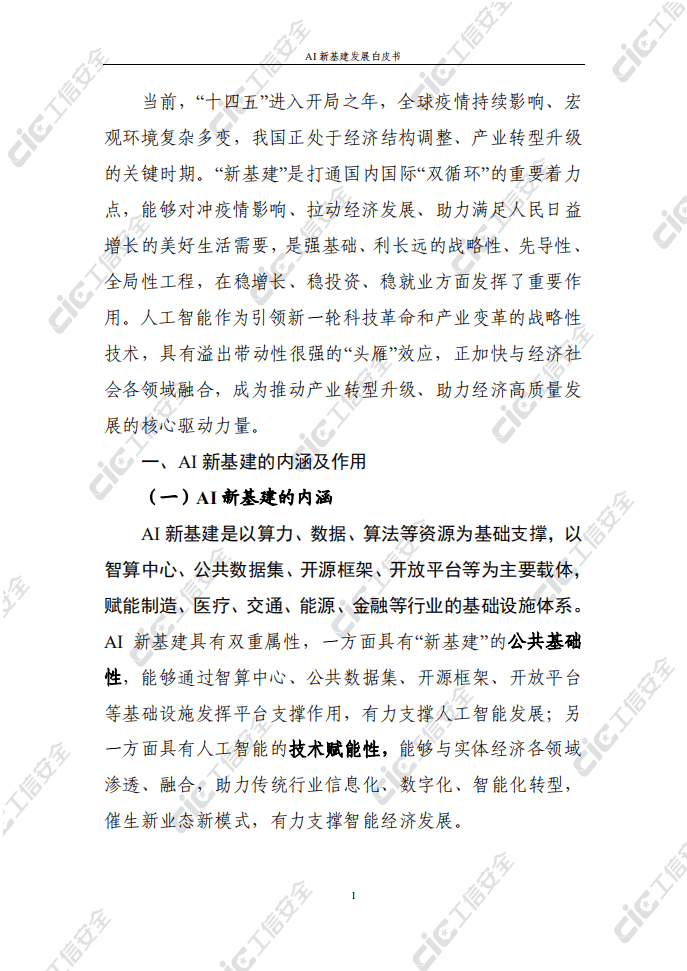 国家工信安全中心：AI新基建发展白皮书.pdf 第5页