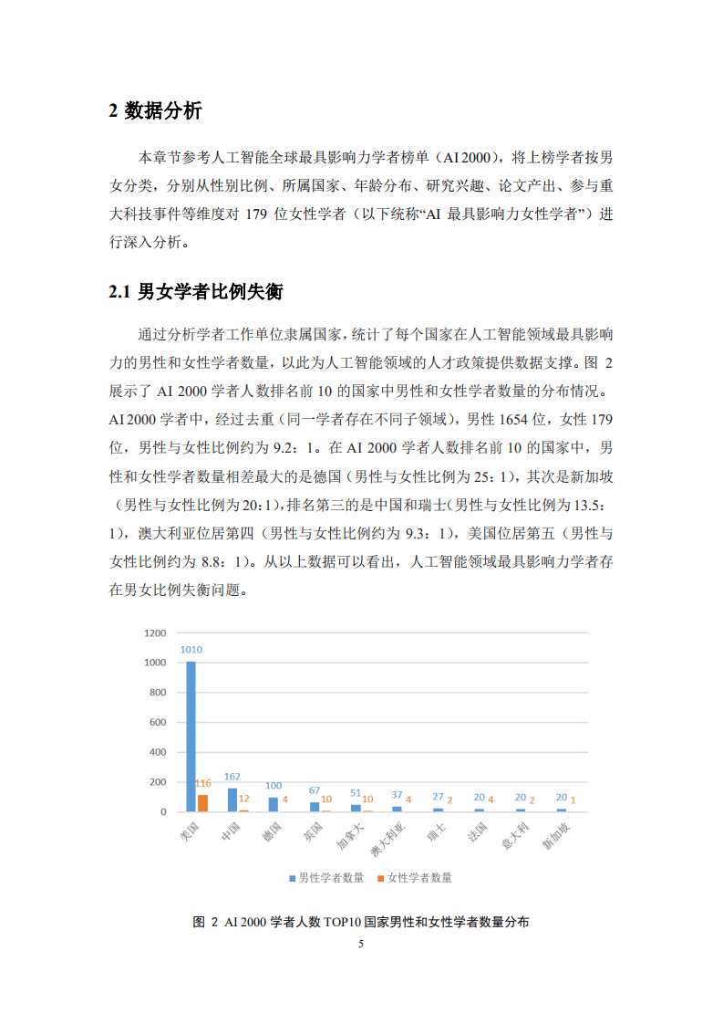 清华大学人工智能研究院：人工智能全球最具影响力女性学者报告.pdf 第6页