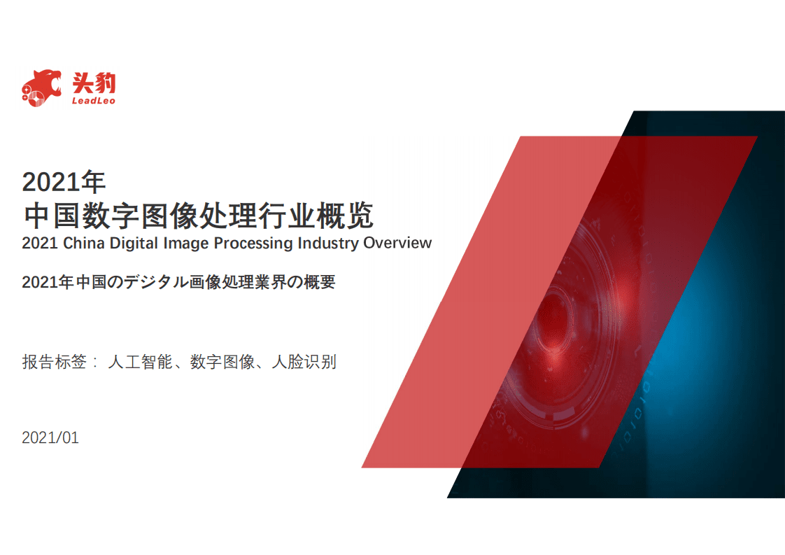 头豹研究院：2021年中国数字图像处理行业概览.pdf 第1页